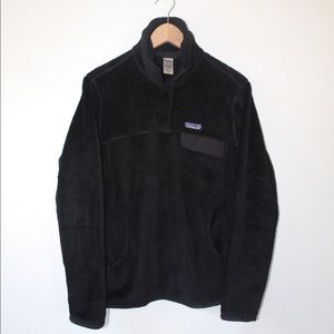 Women’s Patagonia Re Tool Snap T Fleece Black
